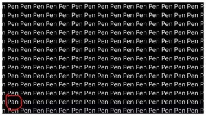 Sharpen Your Focus: Can You Identify the Rogue Word in This Optical Illusion?