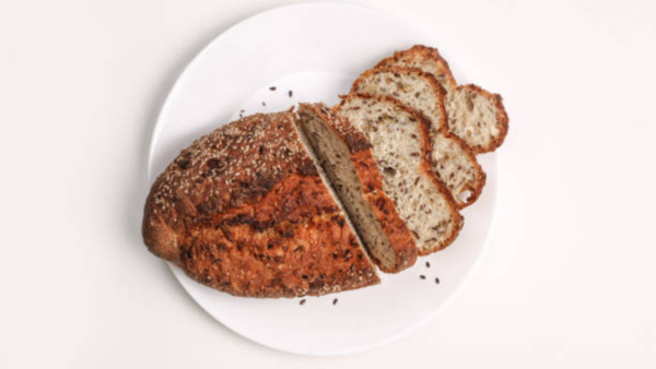 Loaves of bread, some containing potassium bromate