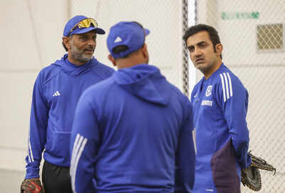 Gautam Gambhir, India's coach, strategizing for the upcoming Test match.